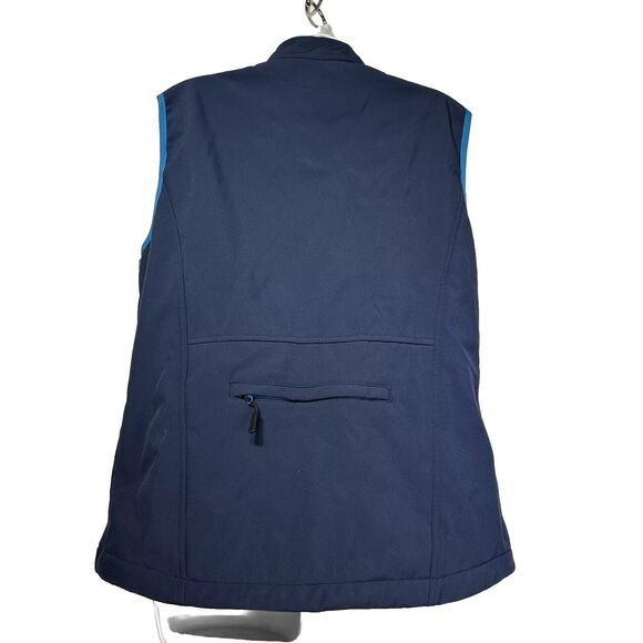 Little Donkey Andy Women's Blue Fleece Lined Softshell Vest Size M - Picture 4 of 9